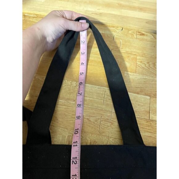 VICTORIA'S SECRET WOMEN'S BLACK / PINK SHINY STRIPES WEEKENDER TRAVEL BAG - Picture 11 of 11